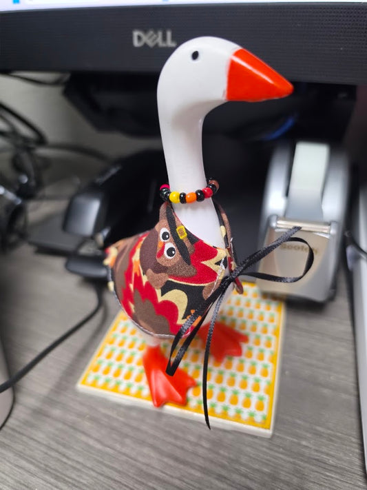 Turkey Time Desk Goose Outfit