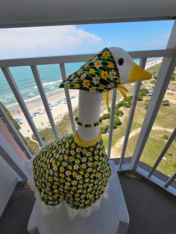 Daffodil Garden Porch Goose Outfit