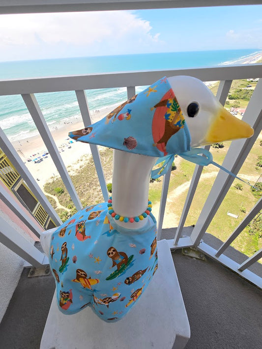 🌊 Sloth‑by‑the‑Sea Goose Outfit