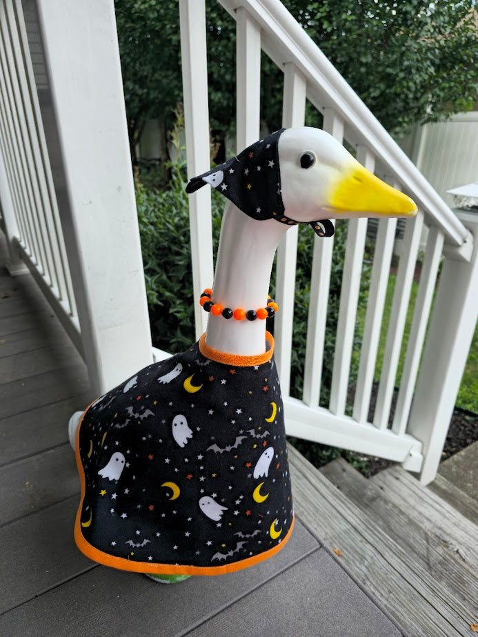 Ghosts and Moons Porch Goose Outfit