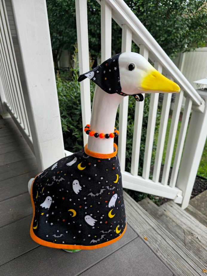 Ghosts and Moons Porch Goose Outfit