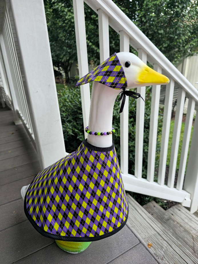 Midnight Masquerade Porch Goose Outfit