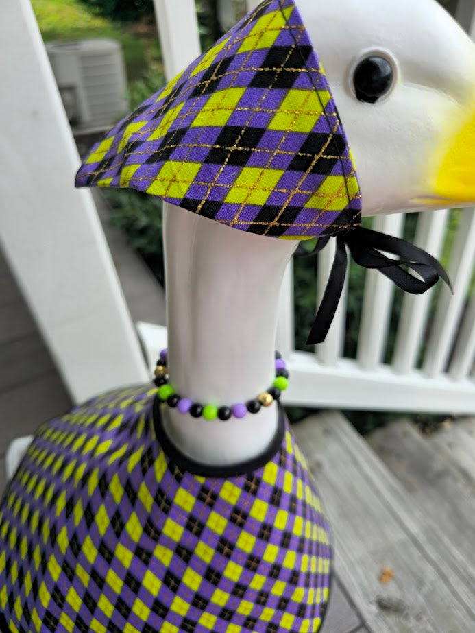 Midnight Masquerade Porch Goose Outfit