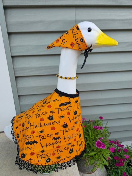 Trick or Treat Halloween Porch Goose Outfit