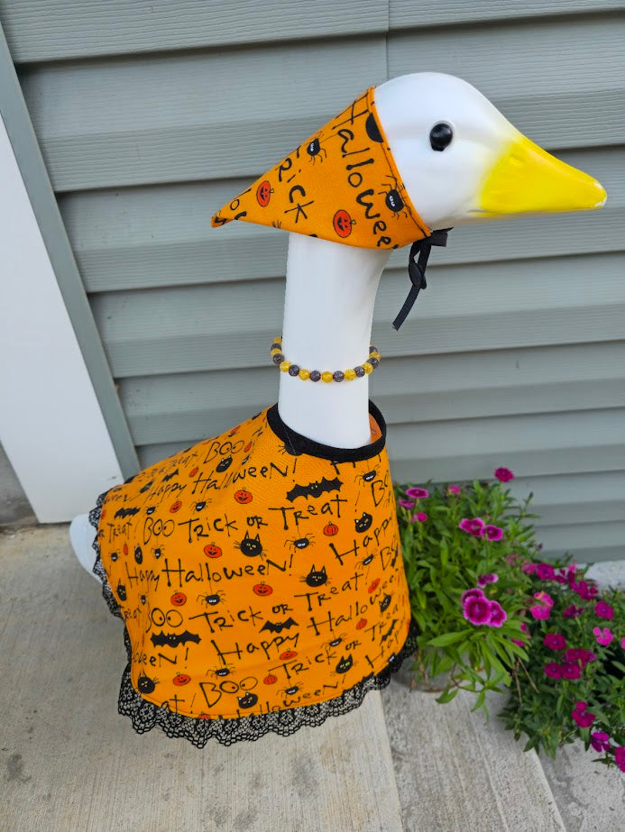 Trick or Treat Halloween Porch Goose Outfit
