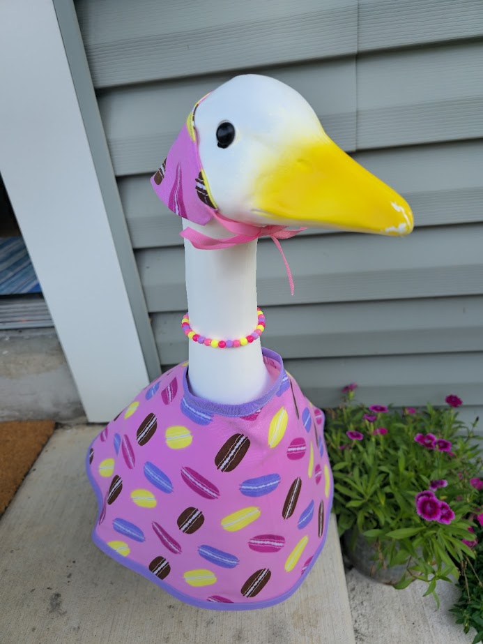 Macaron Porch Goose Outfit