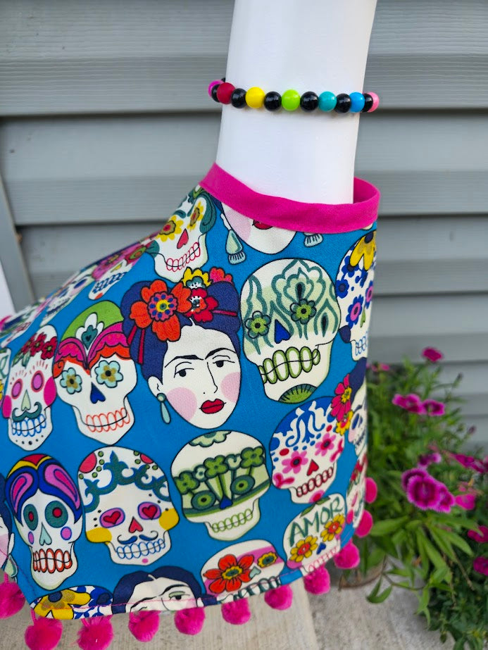 Dia De Los Muertos Porch Goose Outfit