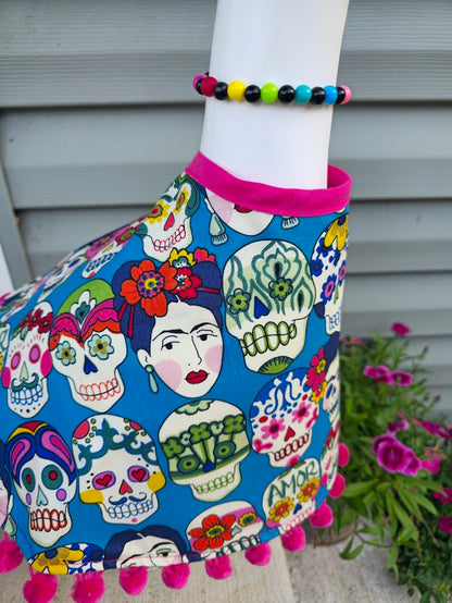 Dia De Los Muertos Porch Goose Outfit