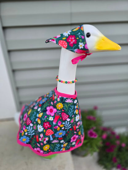 Floral Forest Porch Goose Outfit