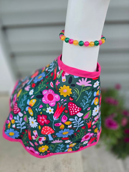 Floral Forest Porch Goose Outfit