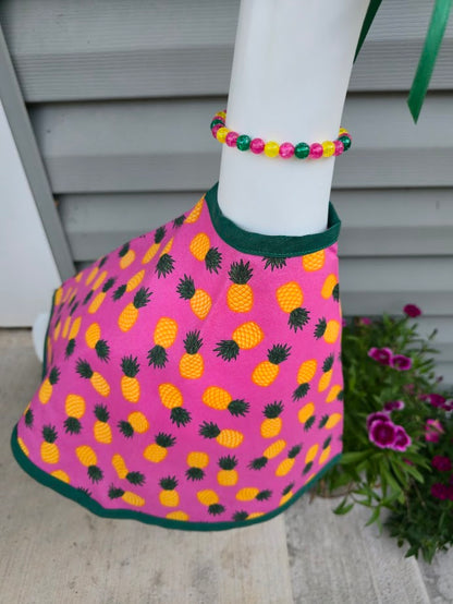 Pink Pineapple Porch Goose Outfit