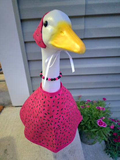 Watermelon Whimsy Porch Goose Outfit