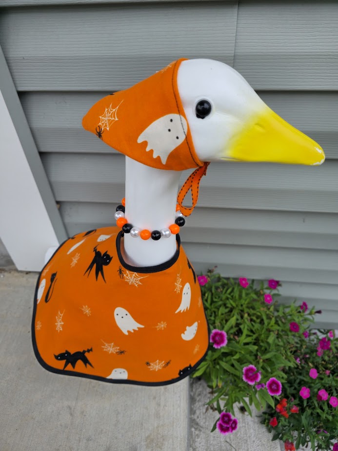 Ghosts and Cats Porch Goose Outfit