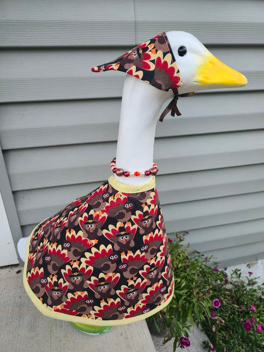 Turkey Time Porch Goose Outfit