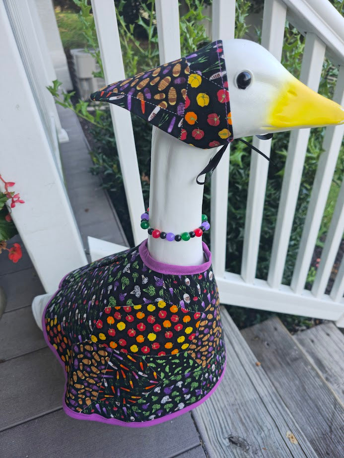 Veggie Time Porch Goose Outfit