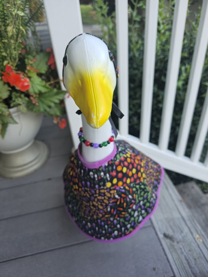 Veggie Time Porch Goose Outfit