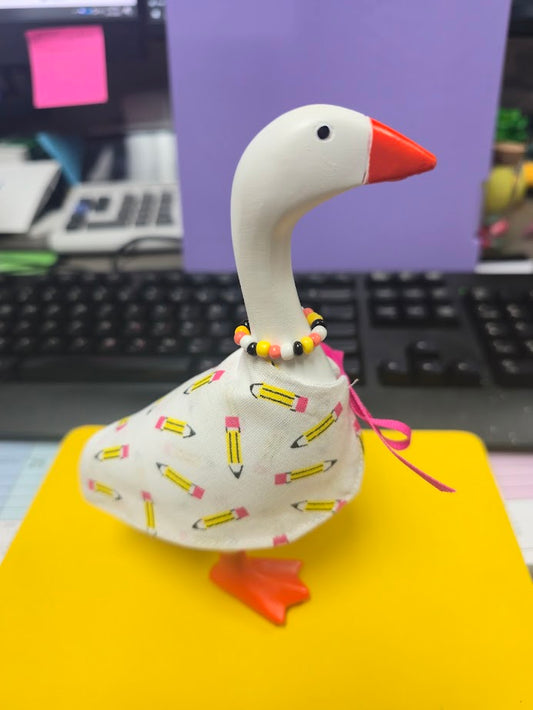 Pencil Parade Desk Goose Outfit
