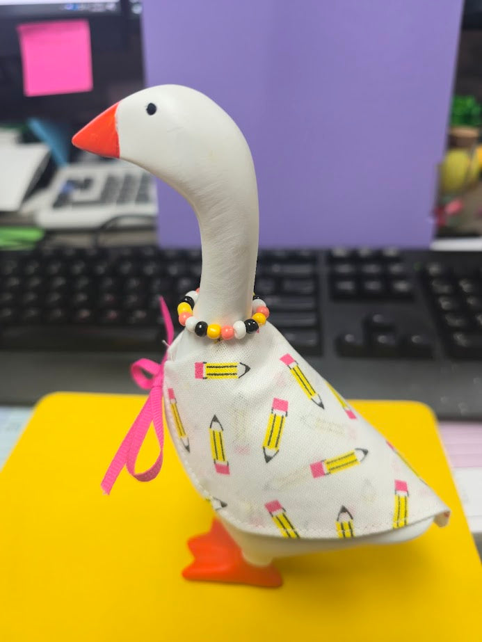 Pencil Parade Desk Goose Outfit