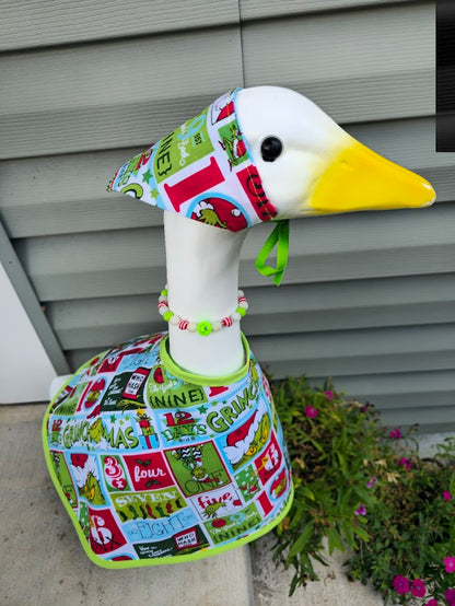 Grinchmas Countdown Porch Goose Outfit