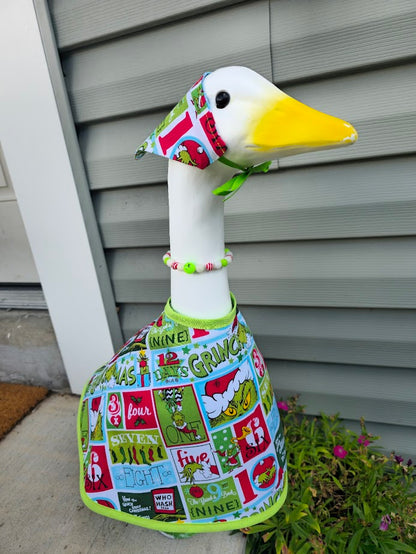 Grinchmas Countdown Porch Goose Outfit