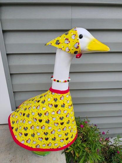 Sunny Chickens Porch Goose Outfit 🐔