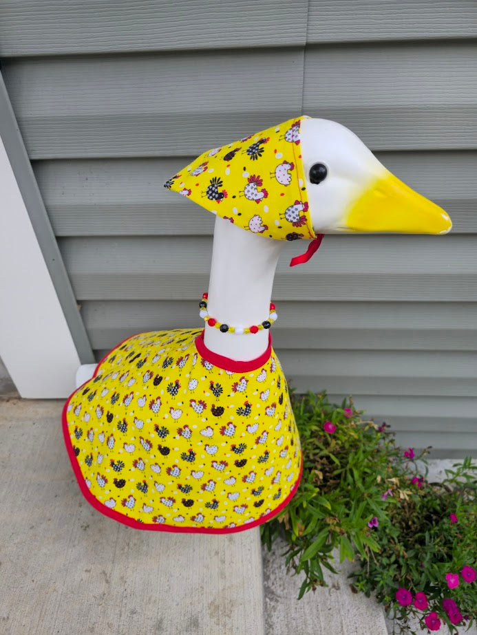 Sunny Chickens Porch Goose Outfit 🐔