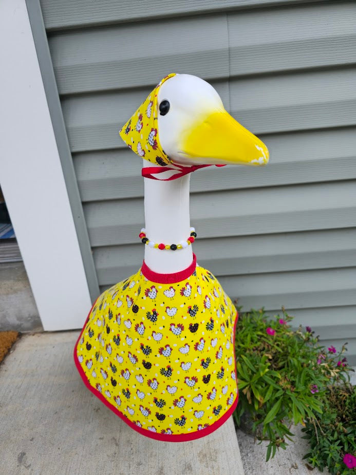 Sunny Chickens Porch Goose Outfit 🐔