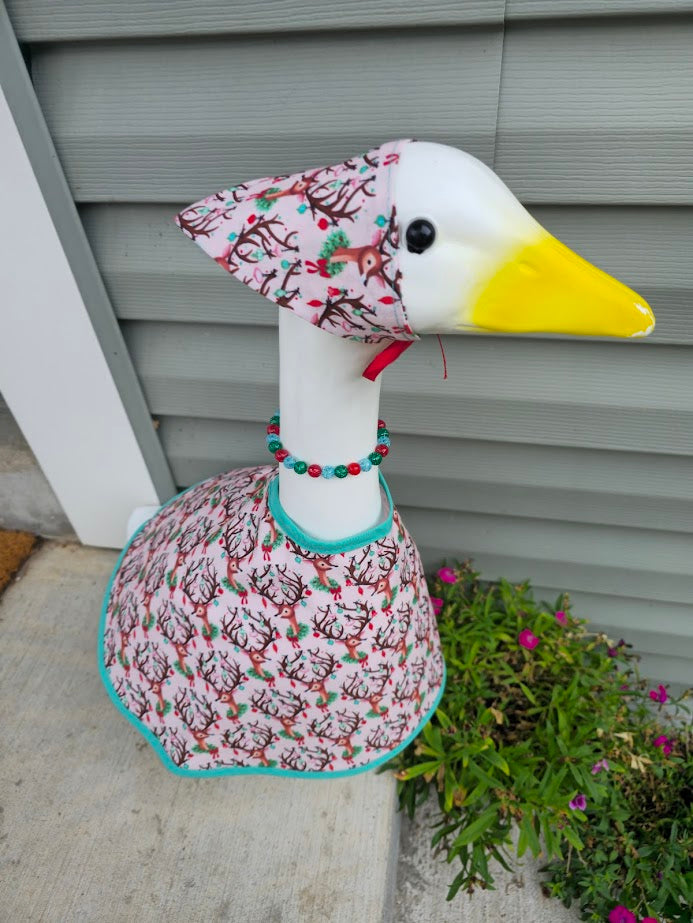 Reindeer Wishes Porch Goose Outfit