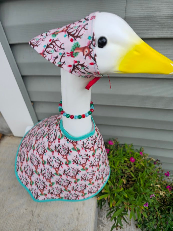 Reindeer Wishes Porch Goose Outfit