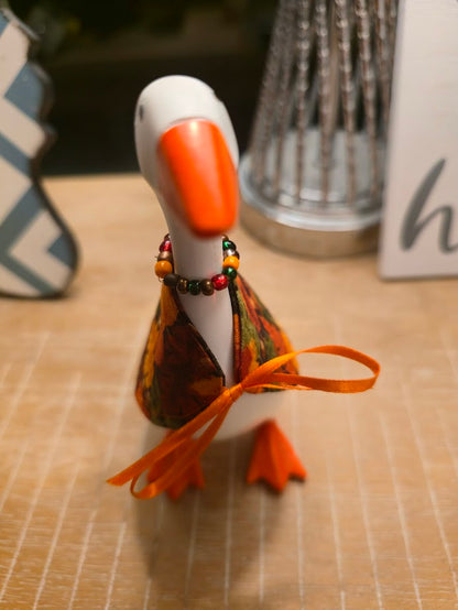 Fall Leaves (Small) Desk Goose Outfit
