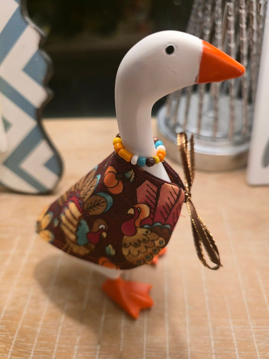 Thanksgiving Turkey Desk Goose Outfit