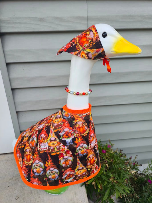 Thanksgiving Gnomes Porch Goose Outfit