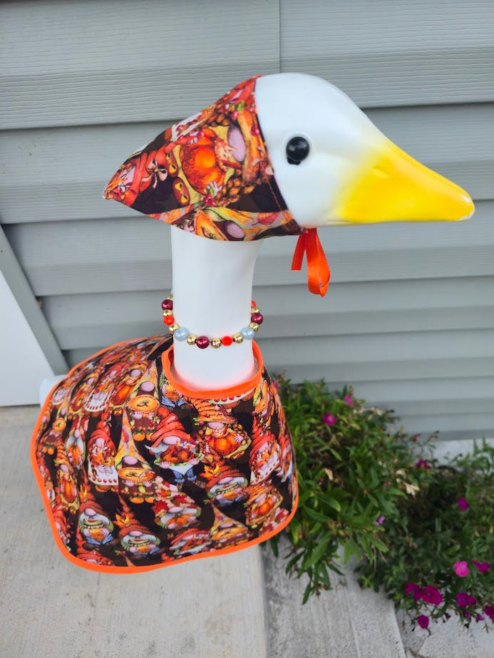 Thanksgiving Gnomes Porch Goose Outfit