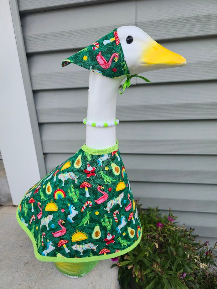 Funky Ornaments Porch Goose Outfit