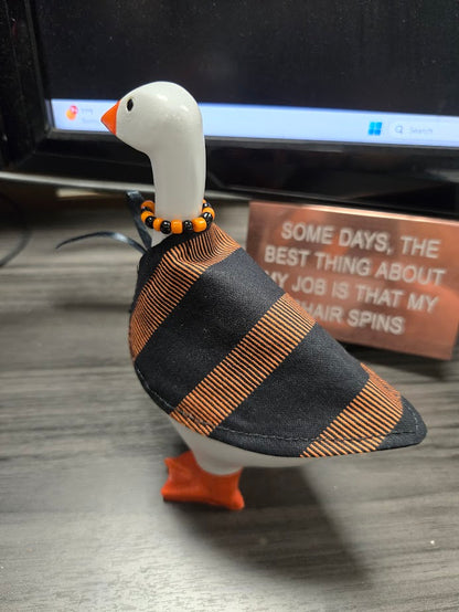 Scary Stripes Desk Goose Outfit