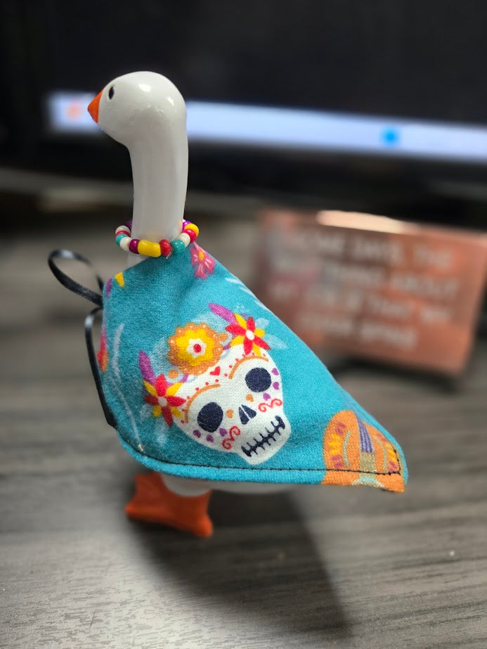 Sugar Skulls Desk Goose Outfit