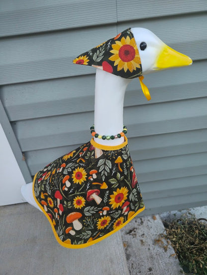 Cozy Autumn Garden Porch Goose Outfit
