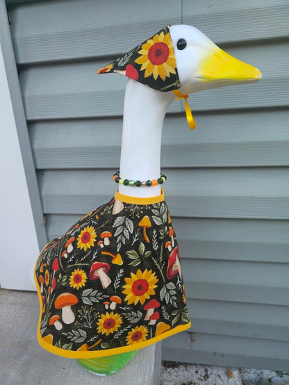 Cozy Autumn Garden Porch Goose Outfit