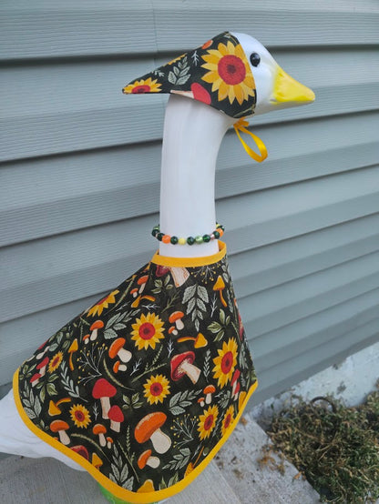 Cozy Autumn Garden Porch Goose Outfit