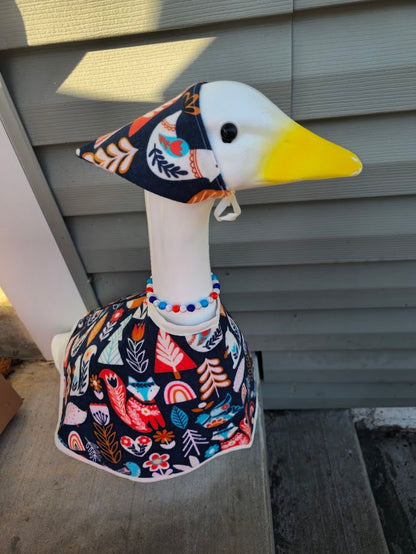 Nordic Woodland Whimsy Porch Goose Outfit