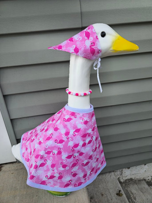 Flamingo Flair Porch Goose Outfit 🦩