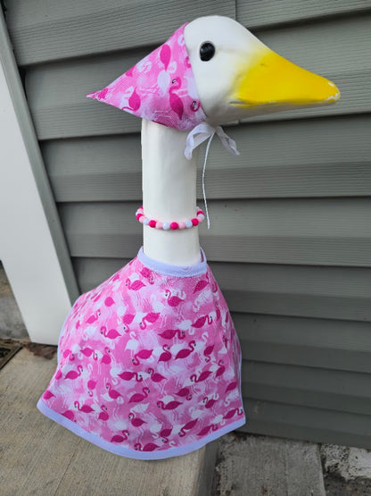 Flamingo Flair Porch Goose Outfit 🦩
