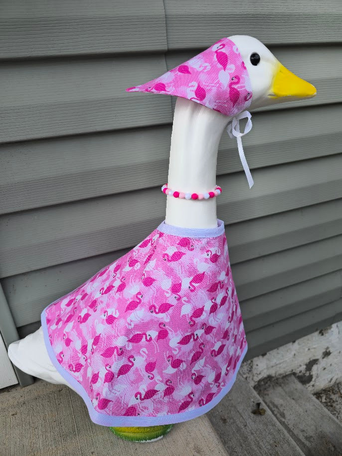Flamingo Flair Porch Goose Outfit 🦩