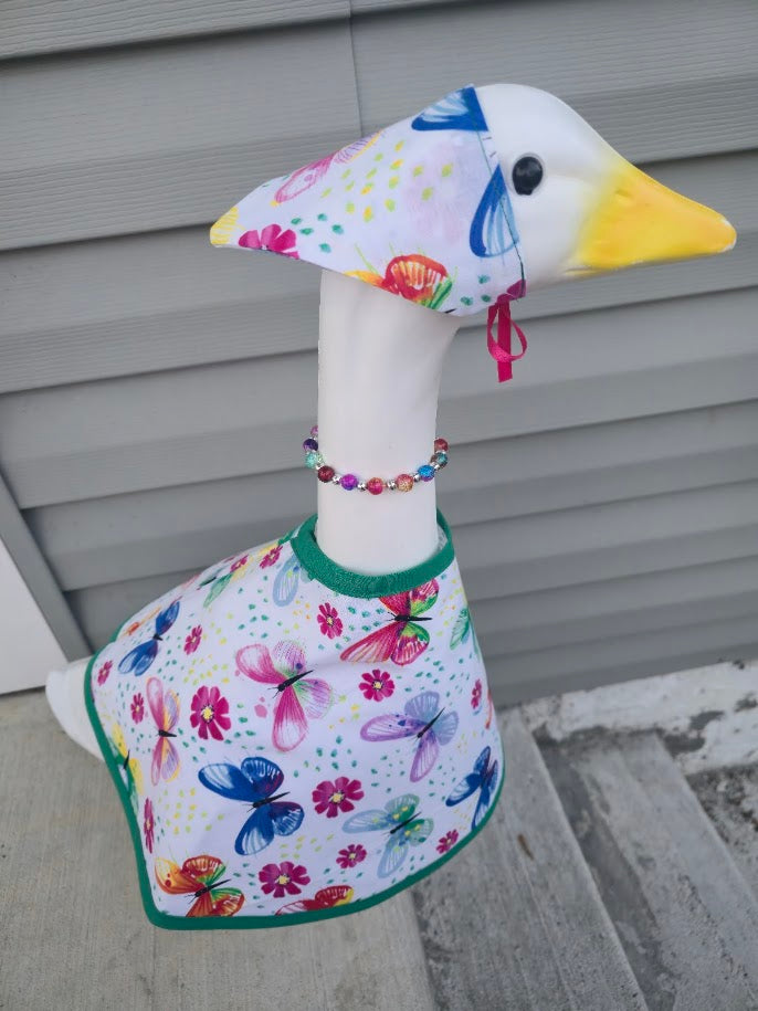 Bright Butterflies Porch Goose Outfit