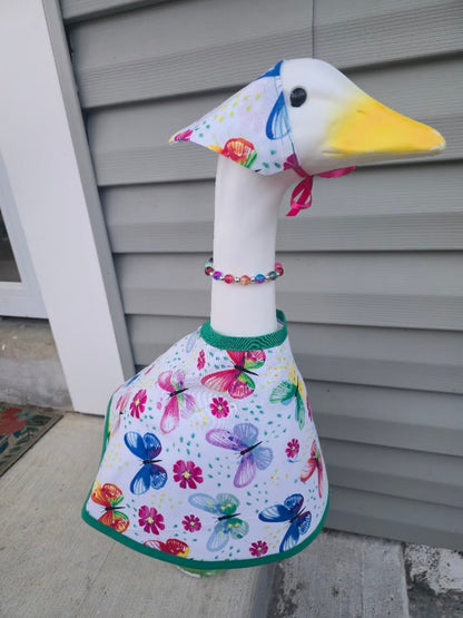 Bright Butterflies Porch Goose Outfit