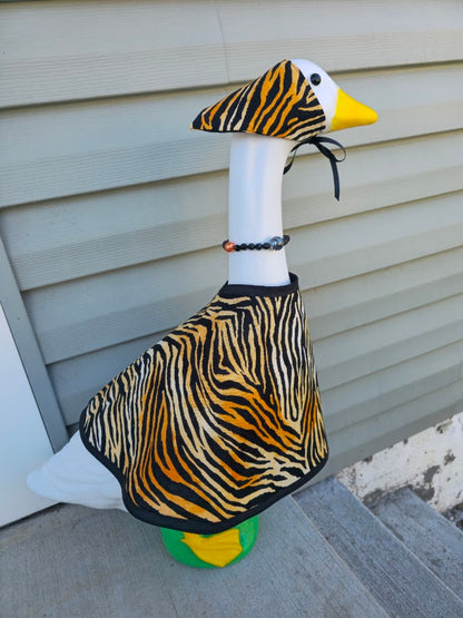 Tiger Stripes Porch Goose Outfit  🐯🖤🐯