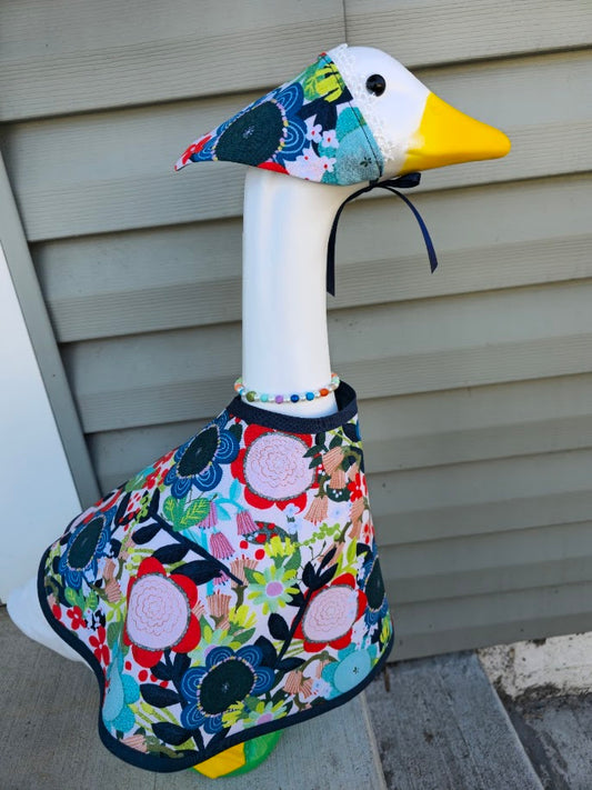 Blooming Mischief Porch Goose Outfit