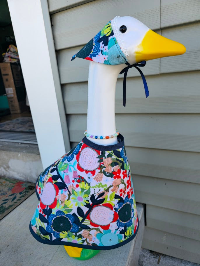 Blooming Mischief Porch Goose Outfit