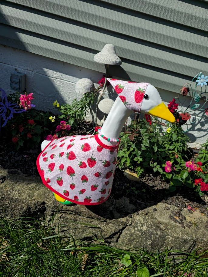 Strawberry Fields Porch Goose Outfit