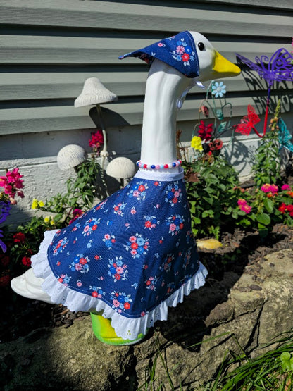 Summer Blooms Porch Goose Outfit